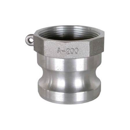 Be Pressure Supply 1-1/4" Aluminum Camlock Fitting - Male Coupler x FPT Thread 90.390.114